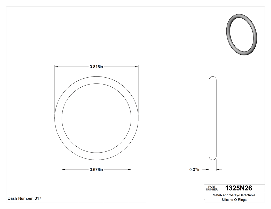 Technical drawing - 1325N26